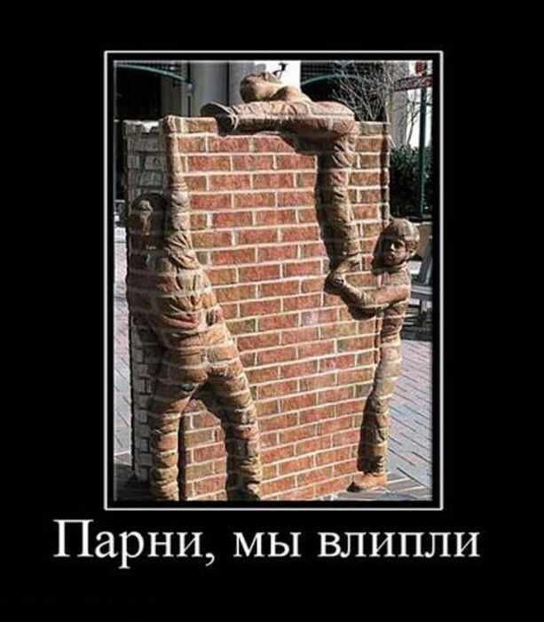 Свежий сборник демотиваторов (14 фото)