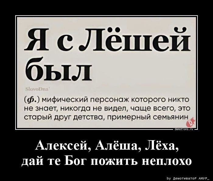 Демотиваторы на Бугаге: "Я с Лёшей был…" (13 шт)