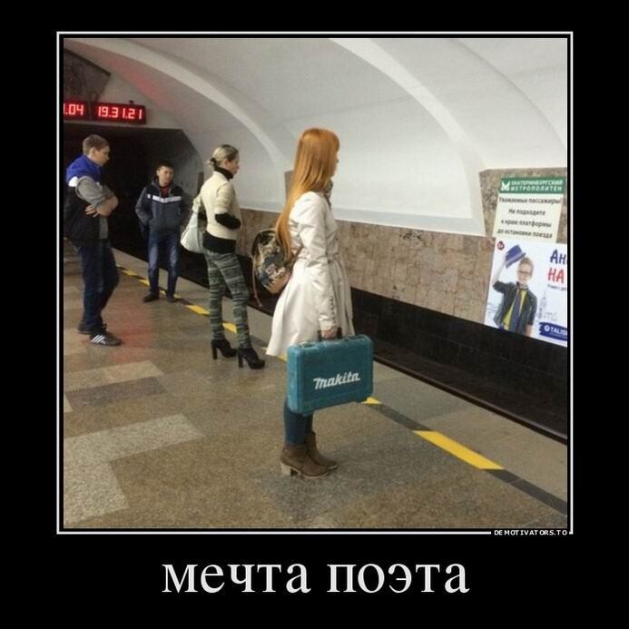 Свежих демотиваторов порция: "Мечта поэта" (14 шт)